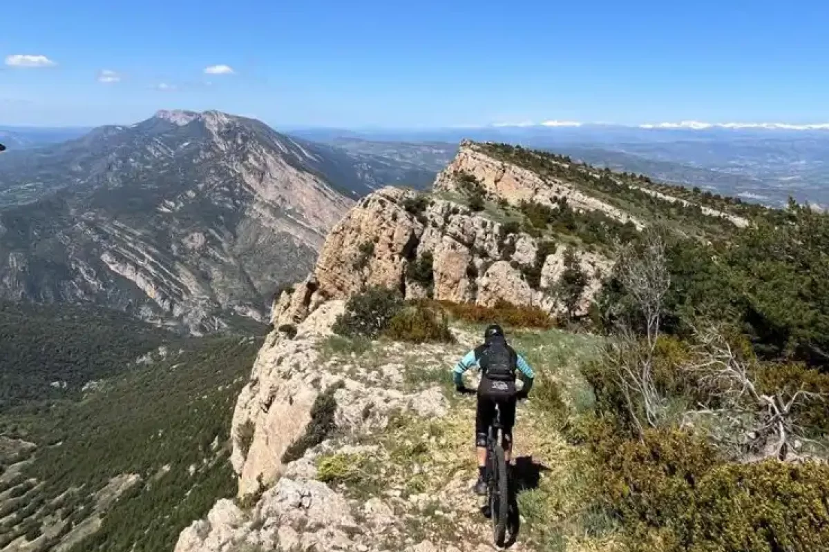 Foto ruta Montsec Salvatge TerritoriLo Podall Tremp Enduro MTB VTT